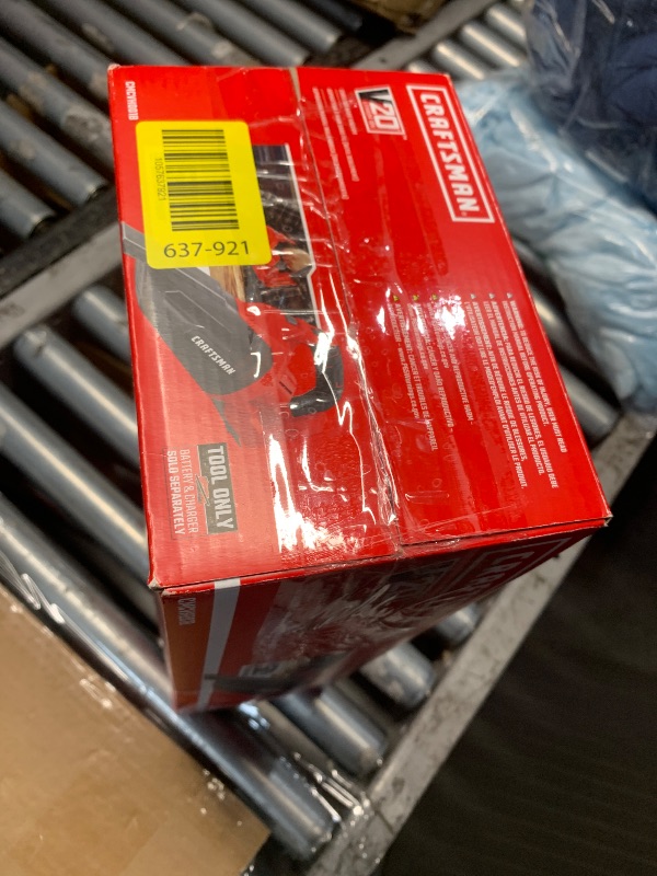 Photo 1 of CRAFTSMAN V20 Cordless Hand Vacuum, 45 CFM, 2 Stage Filtration System with Filter, Bare Tool Only (CMCVH001B)