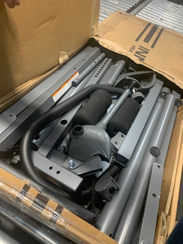 Photo 1 of (used)(missing pieces) Elite Deluxe Inversion Table with Oversized Back Pad