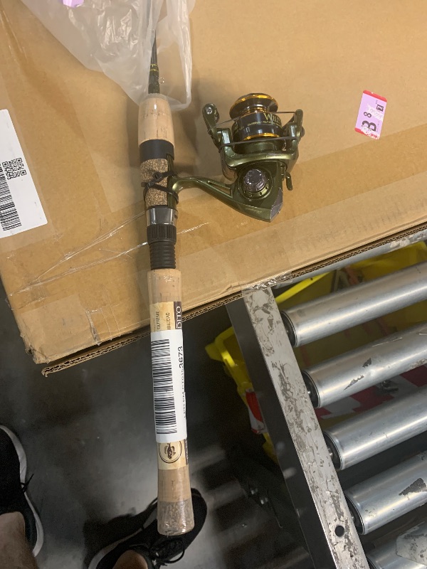 Photo 1 of ***(PARTS ONLY/ MAJOR DAMAGE/ NON FUNCTIONAL)***Abu Garcia 7’ Ambassadeur S Fishing Rod and Reel Baitcast Combo, 1+1 Ball Bearings for Smooth Operation, 7’ 1-Piece Rod