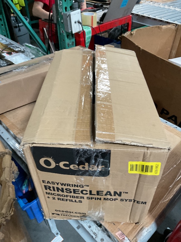 Photo 1 of **BUCKET ONLY**O-Cedar RinseClean Spin Mop & Bucket System + 2 Extra Mop Heads| Clean with Clean Water | Removes 99% of Bacteria