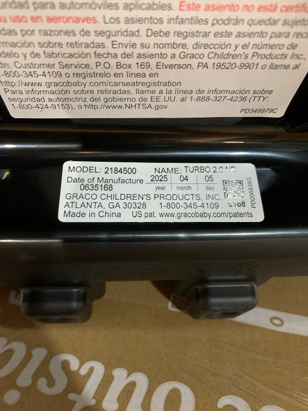 Photo 1 of (USED/FAIR) Graco TurboBooster 2.0 Backless Booster Car Seat, Denton