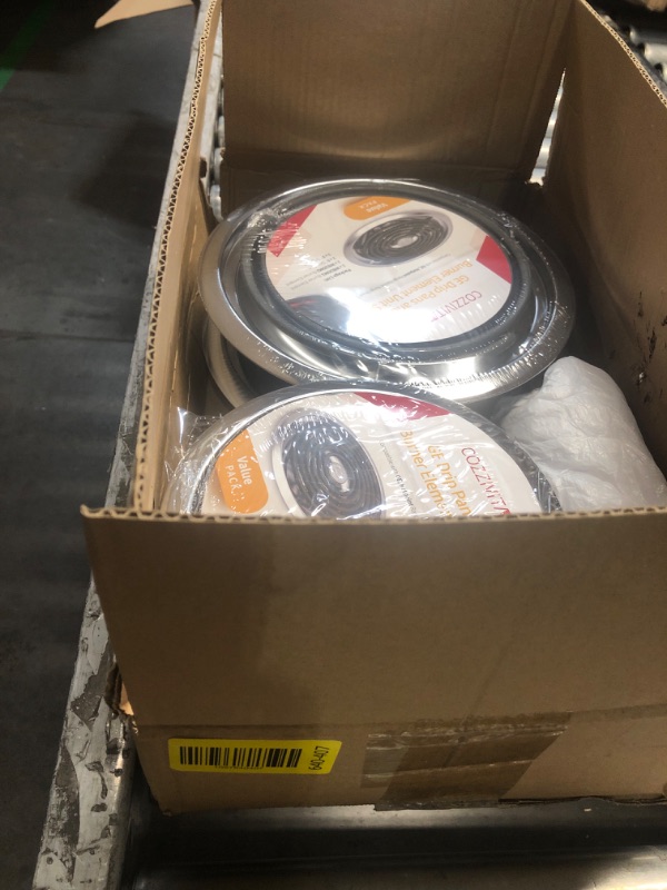 Photo 1 of (PARTIAL SET) COZZIVITA GE Drip Pans and Stove Burner Element Unit Set, Perfectly Fit WB30M1 & WB30M2 -Replacement for GE Hotpoint Stove Top