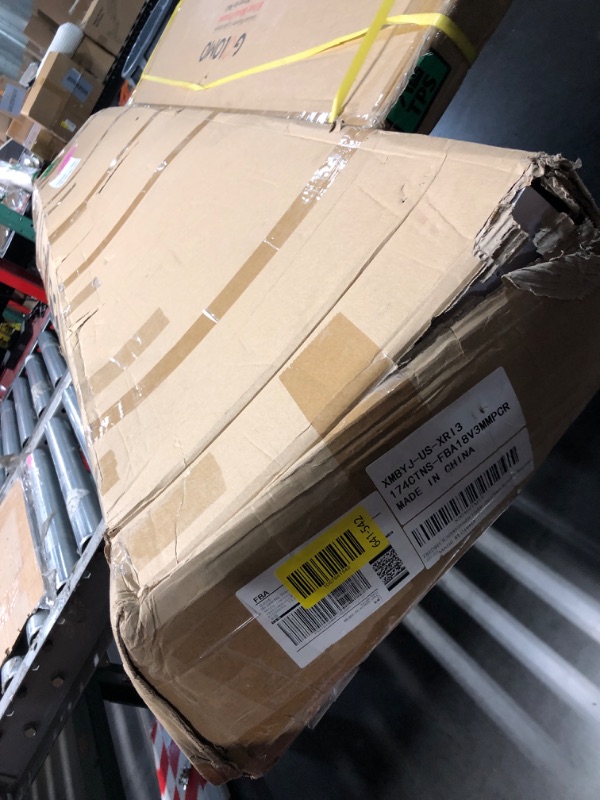 Photo 1 of (used) FREDBECK 30X84(Double 15x84) White Bifold Barn Door Sliding Bi fold Doors Bi-fold Folding with 34" Hardware Kit & Handle,Solid MDF