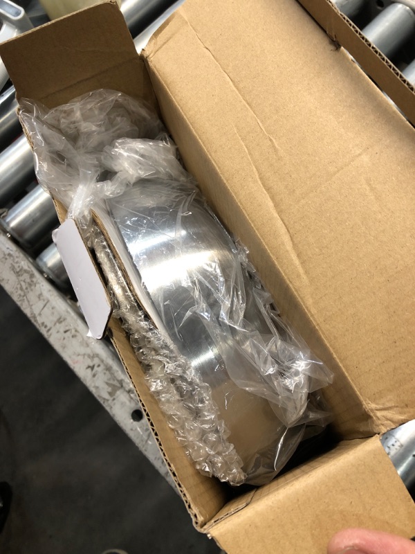 Photo 1 of (missing handle) DELARLO Tri-Ply Stainless Steel 8 inch Frying Pan With Lid, Oven Safe Induction Skillet, Suitable for All Stoves