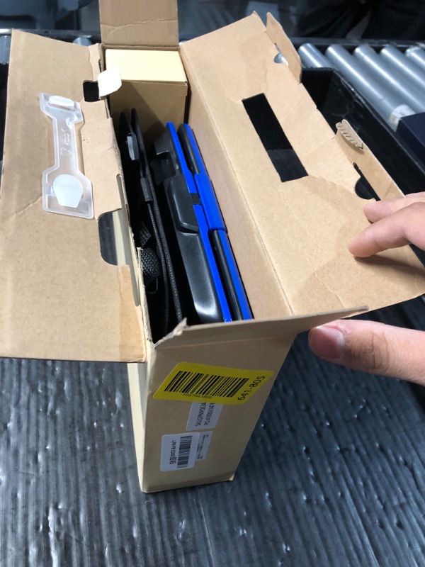 Photo 1 of ***(PARTS ONLY/ MAJOR DAMAGE/ NON FUNCTIONAL)***
DBPOWER 11.5" Portable DVD Player, 5-Hour Built-in Rechargeable Battery, 9" Swivel Screen, Support CD/DVD/SD Card/USB, with Remote Control, 1.8M Car Charger, Power Adaptor and Car Headrest (Blue)