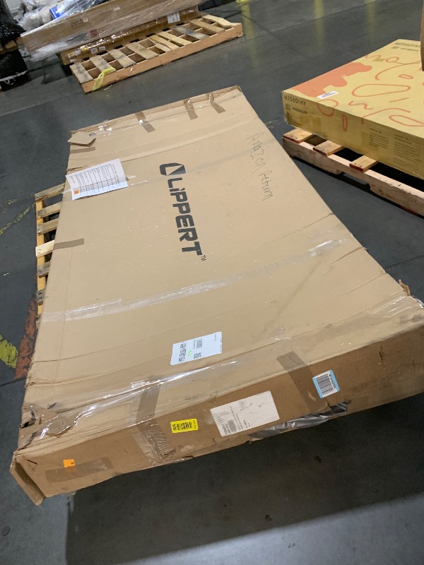 Photo 1 of **PARTS ONLY****Lippert Components Right Hinge RV Entry Door with Screen Door, 30" x 72", Square, Felt Seal - V000149585,Polar White