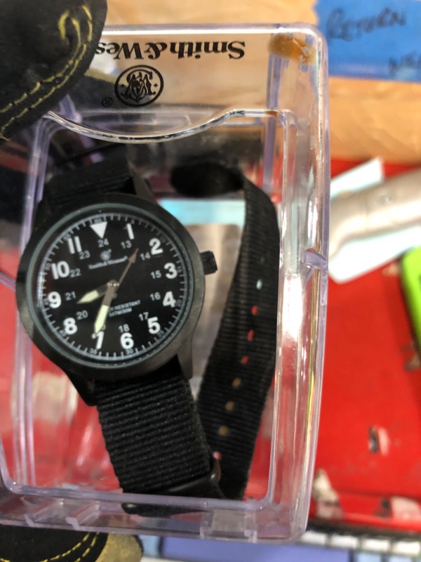 Photo 1 of ***(PARTS ONLY/ NON FUNCTIONAL)***Smith & Wesson Men's Nato Field Watch