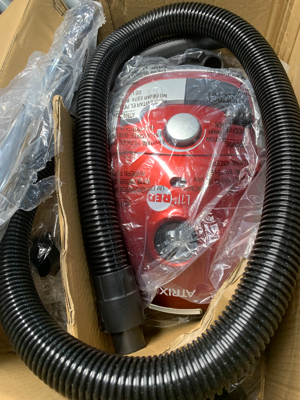 Photo 1 of (used)(please see all images) Atrix VACBP1 Ergonomic Backpack Vacuum Cleaner - 8-Quart HEPA Filter, 1400W Portable Small Vacuum for Multi-Use -