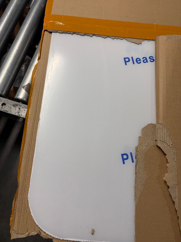 Photo 1 of [Large Size] Crystal Clear 1/5" Thick 59" x 47" Heavy Duty Hard Chair Mat, Can be Used on Carpet or Hard Floor