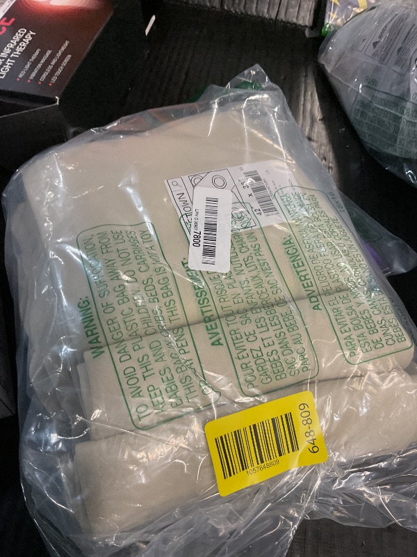 Photo 1 of (BAGGED) (UTESTED) NICETOWN Classroom Window Cover, Blackout Curtains for RV Camper Windows, Thermal Insulating Short Curtains & Drapes for Bathroom Basement Kitchen Door, W42 x L36 inch, Beige, 2 Panels