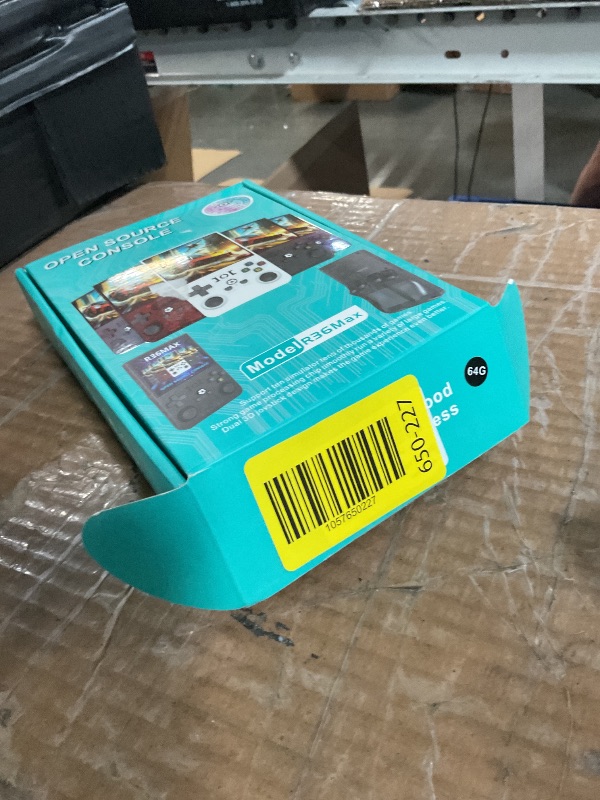 Photo 1 of 2025 Upgraded R36MAX Retro Handheld Game Console,64GB Built-in 18,000+ Classic Games,Portable Open Source Linux System,4.0-inch 4K HD IPS Screen & Video Player (Black 64G)