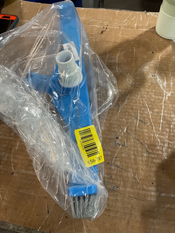 Photo 1 of (2025 Upgraded) 20" 2 in 1 Pool Brush Vacuum Head with Swivel Hose Connection & Sturdy Nylon Bristles for Heavy Duty Inground & Above- Ground Pool Cleaning - Connecting 1-1/4" or 1-1/2" Hose (No Pole)