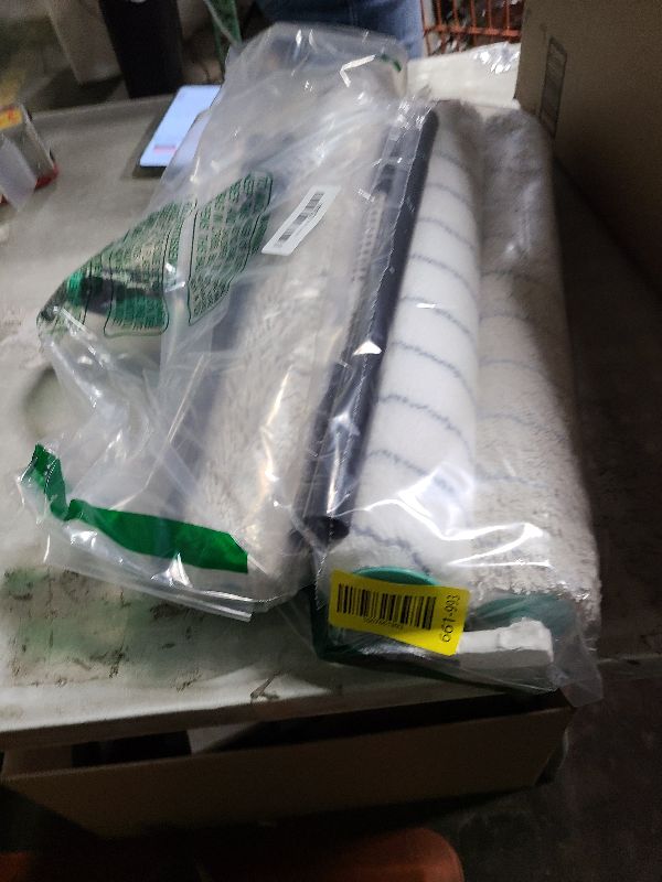 Photo 1 of 10pcs PinStone Large Paint Roller Kit, 12"-18" Adjustable Roller Frame, 1-5 Ft Steel Extension Pole, Ergonomic Handle, 3pcs 18" Nylon Roller Covers for Walls,Ceiling,Floor,Interior & Exterior Painting