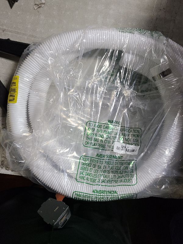 Photo 1 of 1.5" x 59" Pool Hoses for Above Ground Pools – 2-Pack Pool Pump Replacement Hose with 8 Clamps, Compatible with Intex, Coleman, Summer Waves Pool Pumps & Filters (White 2pcs-1.5“)