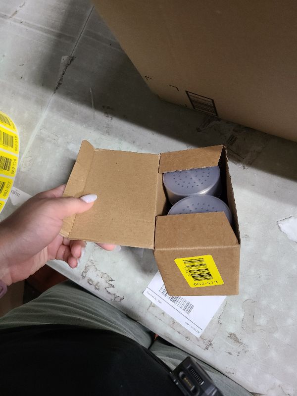 Photo 1 of 2-pack 13.5oz Stainless Steel Salt and Pepper Shakers with Lid and Handle Seasoning Dredge Shaker for Cooking Kitchen Baking Salt Candy