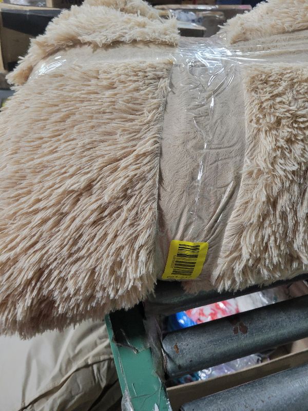 Photo 1 of 3'x3' Beige Round Rug for Bedroom, Ultra Soft Fluffy Circle Rug for Kids Girls Boys Room, Cute Small Shag Rugs for Living Room Playroom Tent Castle Home Decor Rug