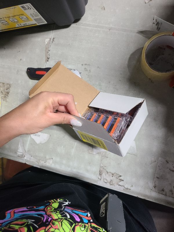 Photo 1 of 16 Count Razor Blade Shaving Razor Blade Refills Comfortable Shave for Men, Orange New Version