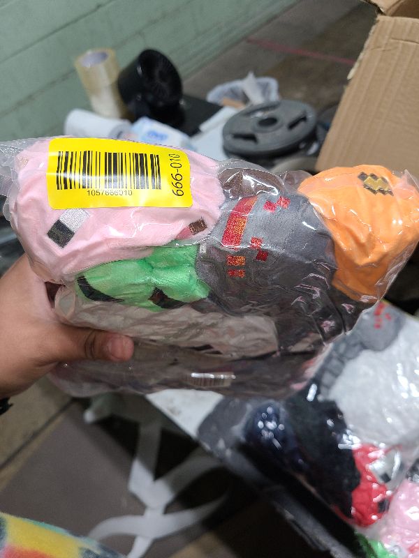 Photo 1 of 10-Pack-Game Stuffed Animals Toys Creeper Plush, Baby Pig, Wolf,Baby Mooshroom, Enderman, Skeleton Shooter, Spider, Squid, It is a Gift for Children and Fans