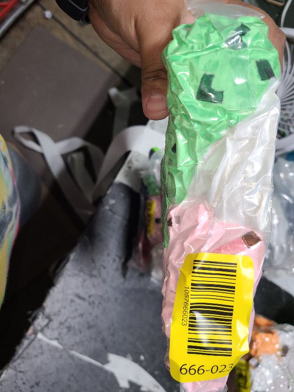 Photo 1 of 10-Pack-Game Stuffed Animals Toys Creeper Plush, Baby Pig, Wolf,Baby Mooshroom, Enderman, Skeleton Shooter, Spider, Squid, It is a Gift for Children and Fans