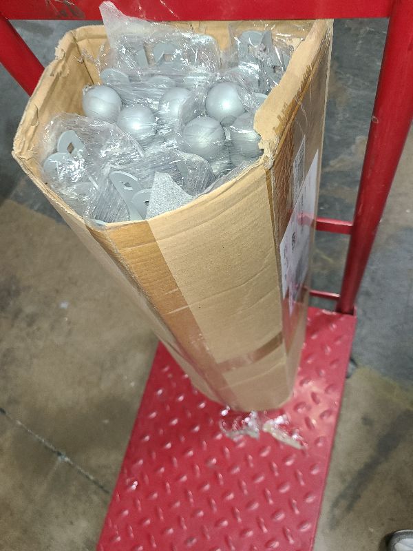 Photo 1 of 18 Pack Chain Link Fence Extension, 25.2'' Fence Extension Height, Galvanized Post Extender for Dogs and Privacy (1-3/8'', Silver)