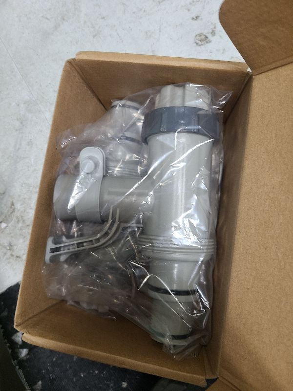 Photo 1 of [PATENTED] SUMMERBUDDY Pool Hose Adapter for Above Ground Swimming Pool, Pool Replacement Parts with Plunger Valve and Pool Pipe Holder Pool Pump Parts 2 Pack