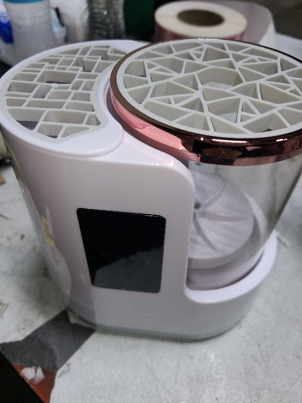 Photo 1 of 3 IN 1 Electric Makeup Brush Cleaner Machine With Makeup Brush Dryer-Holder-Portable Automatic USB Cosmetic Brushes Cleaner Tool for All Size Beauty Makeup Brush Set,Contour, Eyeshadow, Blush Brush