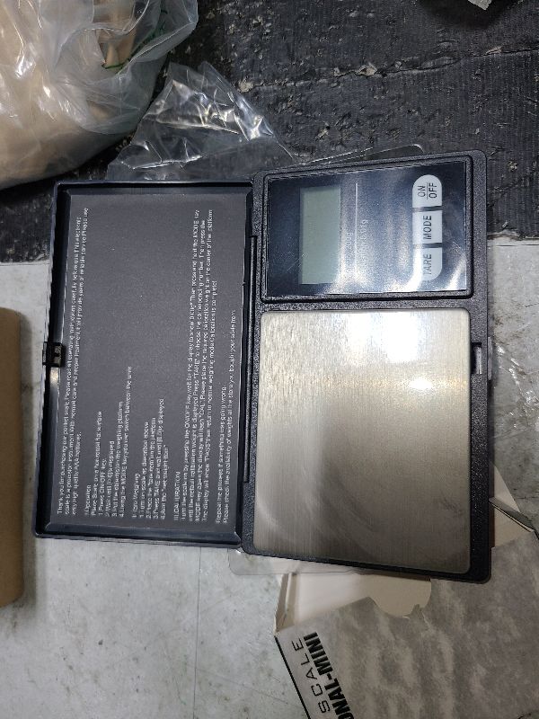 Photo 1 of 200g X 0.01g Digital Mini Pocket Scale, Weight Scale for Kitchen with Backlit LCD Display, Portable Travel Jewelry Herb Scale for Small Food
