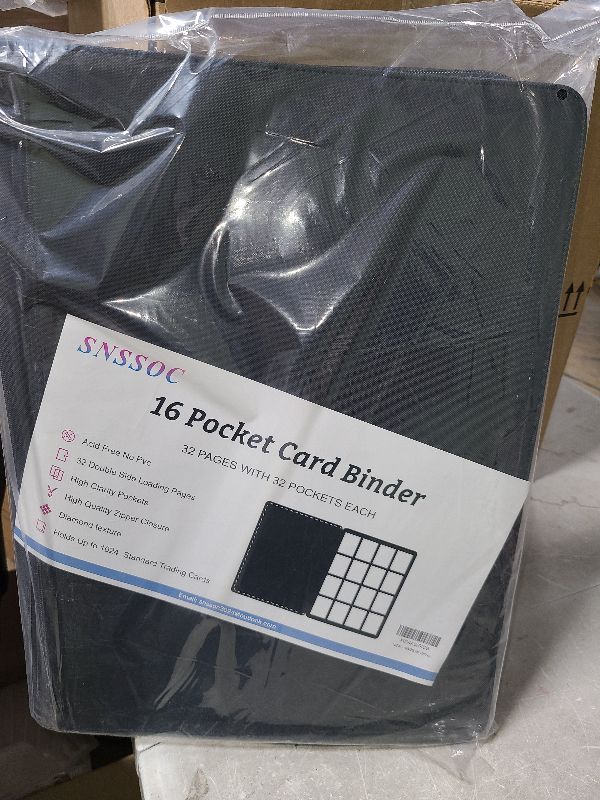 Photo 1 of 1000+ Pockets Trading Card Binder, 16-Pocket Card Ablum Compatible with MTG,Sports Cards & Other Standard Size Trading Cards (Black)
Amazon's Choice