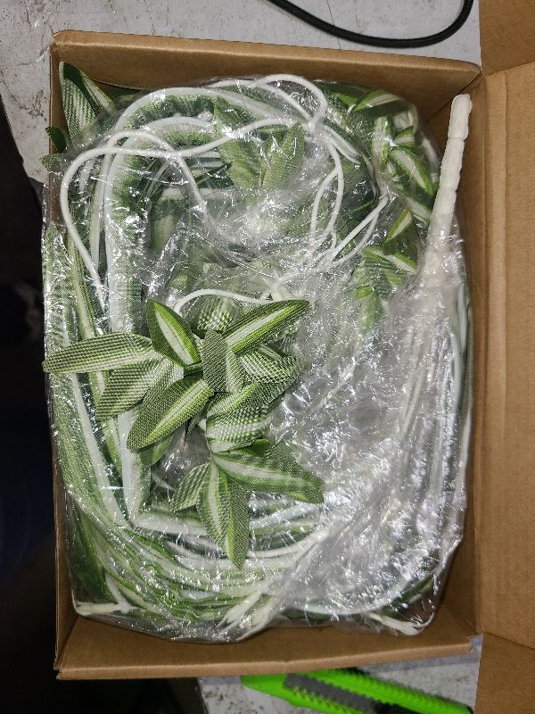 Photo 1 of 3 Packs Artificial Spider Plant, Silk Faux Chlorophytum Comosum Fake Spider Hanging Plant Decor for Outdoor Indoor Home Garden Office Decoration