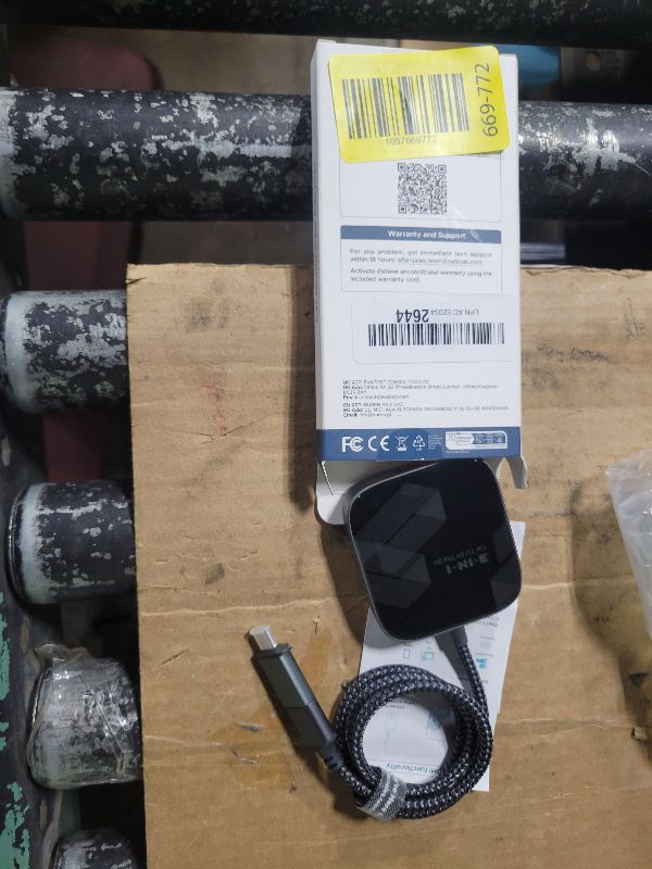 Photo 1 of 3-in-1 Wireless CarPlay Adapter, Car TV Mate Pro Max 2025 Upgraded [Metal & Glass Case] Convert Wired to Wireless Apple Car Play/Android Auto or HDMI for Fire TV Stick, Compatible for 2016+ Vehicles