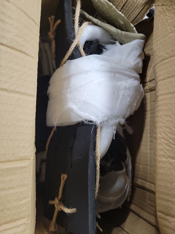 Photo 1 of 2 Pack Halloween Decorations Hanging Skeleton Ghosts with Light, Decor Props for Outdoor, Yard, Patio and Haunted House