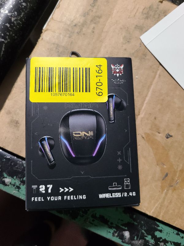 Photo 1 of 2.4G Wireless Gaming Earbuds with ENC Mic, 20ms Low-Latency for PS5/4, Meta Quest 3/3S/2, 2.4GHz Bluetooth Dual-Mode Headphones for Phone, Pad, Laptop, Steam Deck, Switch, PC, VR(with USB-C Dongle)