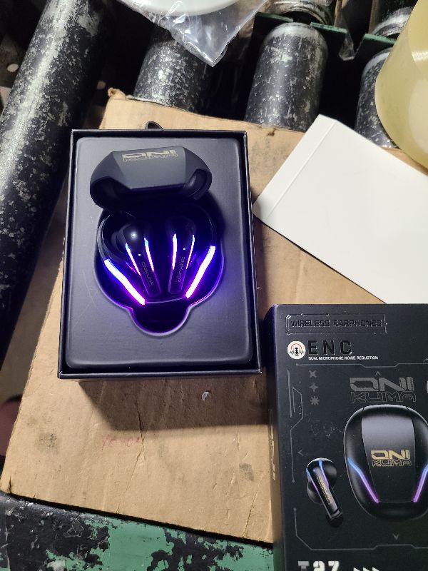 Photo 1 of 2.4G Wireless Gaming Earbuds with ENC Mic, 20ms Low-Latency for PS5/4, Meta Quest 3/3S/2, 2.4GHz Bluetooth Dual-Mode Headphones for Phone, Pad, Laptop, Steam Deck, Switch, PC, VR(with USB-C Dongle)