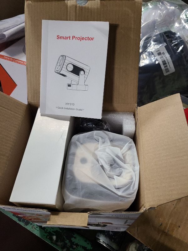 Photo 1 of ?Auto Focus&1080P?Magcubic Mini Smart Projector with 4K Support, Portable Projector with Wifi and Bluetooth, 5W Speaker, Built in Apps, Voice Control, Outdoor Movie Projector