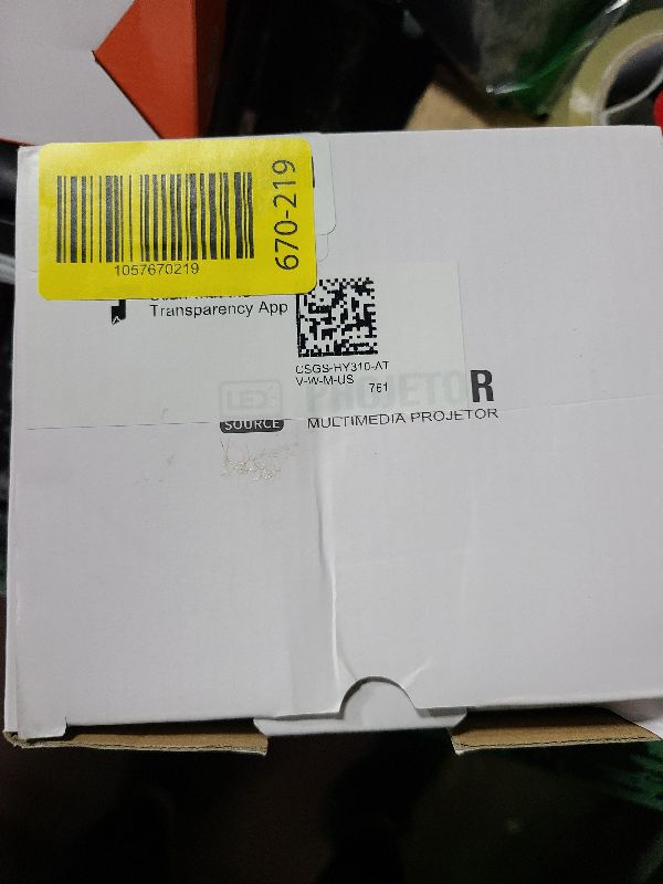 Photo 1 of ?Auto Focus&1080P?Magcubic Mini Smart Projector with 4K Support, Portable Projector with Wifi and Bluetooth, 5W Speaker, Built in Apps, Voice Control, Outdoor Movie Projector