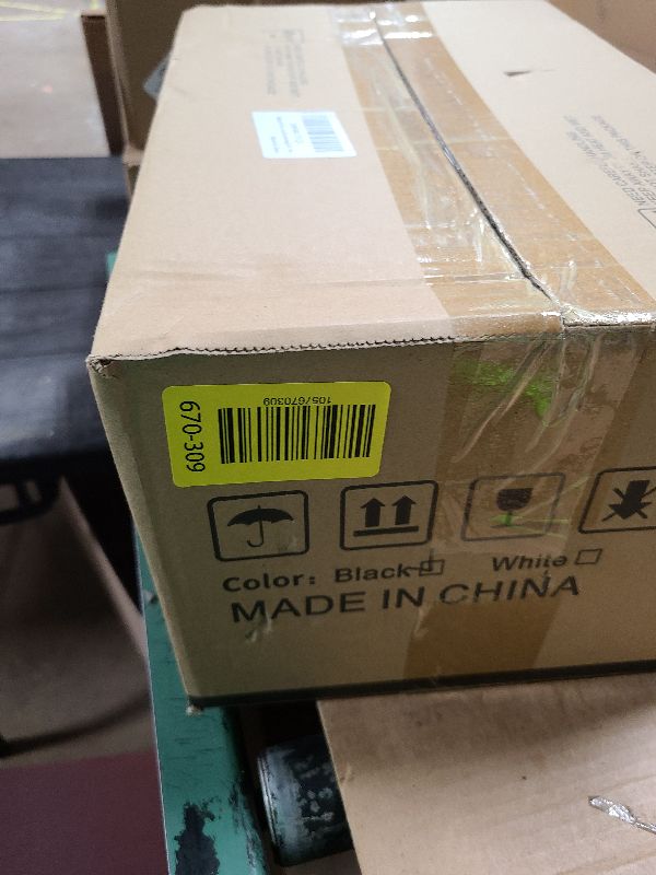 Photo 1 of 28-inch Table Top Propane Fire Pit, 40,000 BTU Tabletop Firepit for Patio, Outdoor Portable Rectangular Fire Bowl w/Wind Glass Shield, Glass Rocks - Carbon black