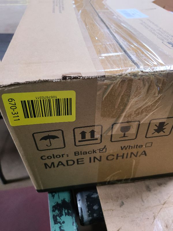 Photo 1 of 28-inch Table Top Propane Fire Pit, 40,000 BTU Tabletop Firepit for Patio, Outdoor Portable Rectangular Fire Bowl w/Wind Glass Shield, Glass Rocks - Carbon Gray