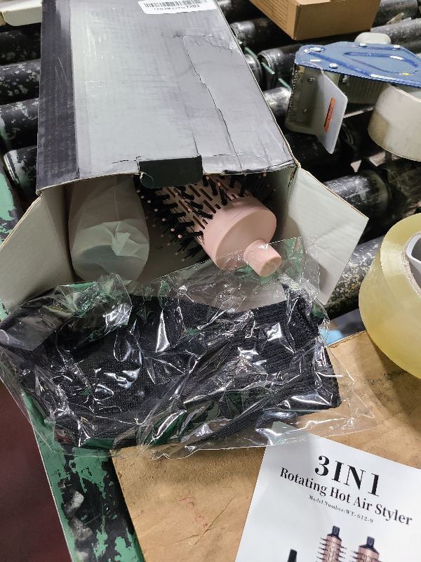 Photo 1 of 3 in 1 Rotating Hair Dryer Brush Spinning with Detachable Brush(2" & 1.5"),3 Heats and 2 Speeds Rotating Hot Air Brush for Curl,Straight