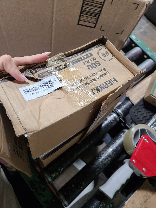 Photo 1 of #9 Double Window Security Envelopes, HERKKA No.9 Double Window Business Envelopes Designed for Quickbooks Invoices and Business Statements - Number 9 Size 3 7/8 Inch X 8 7/8 Inch - 24 LB - 500 Pack