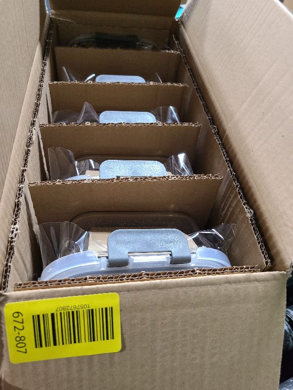 Photo 1 of [10-Pack] Glass Meal Prep Containers with Lids, MCIRCO Food Storage Containers with Snap Locking Lids, Airtight Lunch Containers, Microwave, Oven, Freezer and Dishwasher