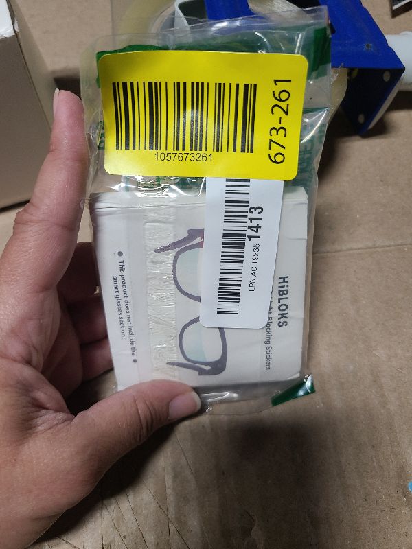 Photo 1 of 12Pcs LED Light Blocking Stickers Compatible with Ray-Ban Meta Wayfarer/Skyler/Headliner & Oakley Meta HSTN Smart Glasses Accessories, Low-Tack Restickable Blackout LED Light Covers Sticker