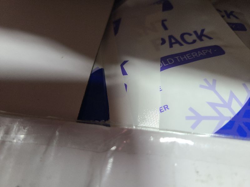 Photo 1 of 100 Pack - Instant Cold Packs - Instant Ice Packs for Injuries | Disposable Cold Compress Ice Pack for Pain Relief, Swelling, Inflammation, Sprains, Toothache - Cold Pack for Athletes