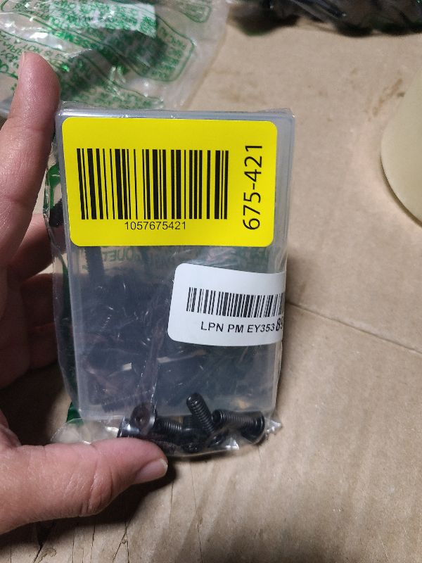 Photo 1 of 1/4-20 x 3/4" (40 Pack) Flat Head Hex Socket Cap Screws Bolts, Black Oxide 304 Stainless Steel 18-8, Hex Drive, Bright Finish, Fully Machine Thread