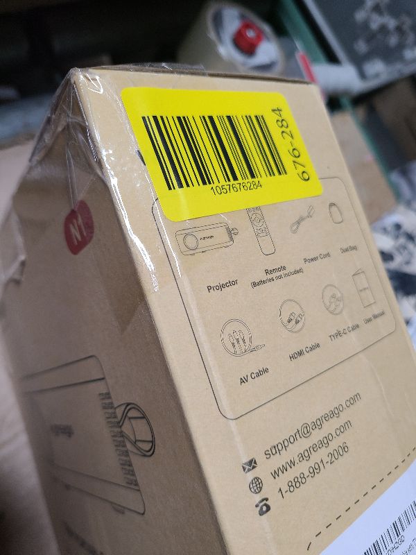 Photo 1 of 15000 Lumens Outdoor Movie Projector - Native 1080P HD Portable Projector with WiFi 6/Bluetooth 5.2, Compatible with iPhone, Android, Fire Stick, PS5, Xbox(USB-C Cable) ±15° Keystone