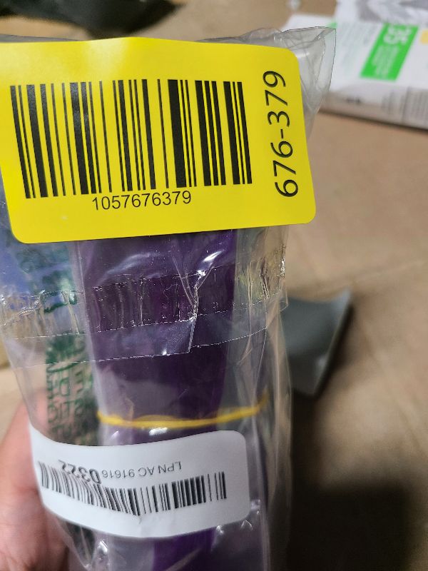 Photo 1 of 12 PCS Purple Hair Extensions Clip in, Colored Party Highlights Extension for Kids Girls Synthetic Hairpiece Straight 22 inch