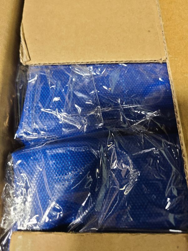 Photo 1 of 4pcs Vinyl Sandbags, Bounce House Inflatable Water Bounce House Heavy Duty Sand Bag Anchor Safety Weight Product for Water Slides Canopies and Tents (Blue)