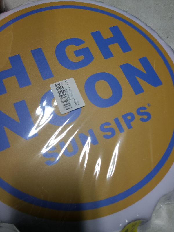 Photo 1 of Eletina Retro Metal Tin Sign High Noon Sun Sips Sign For Home Cave Garage Bar Cafe Wall Art Plaque Decoration Vintage Bottle Caps Poster Sign 13.8"" Inches