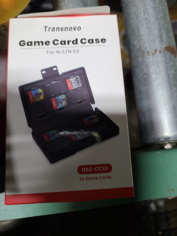 Photo 1 of 24 Switch 2 Game Card Case Holder Compatible with Nintendo Switch2/Switch/Switch OLED/Lite,24 Cartridge Slots Durable Hard Shell,Compact Travel & Home Storage Organizer,Anti-Crush Plastic Design