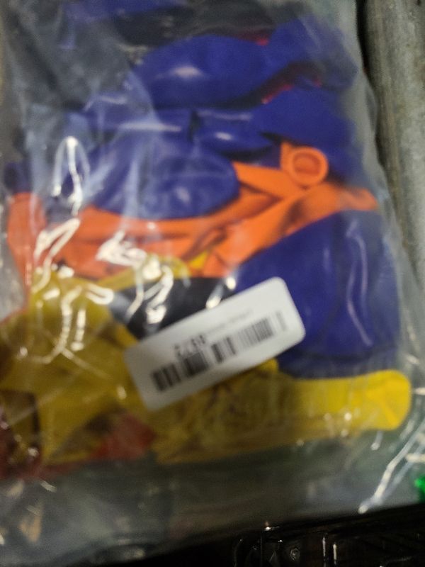 Photo 1 of 132pcs Race Car Balloon Arch Kit, Race Car Party Decorations with Black Blue Yellow Red Orange Balloons Checkered Wheels Foil Balloons for One Two Fast Race Car Birthday Party Decorations for Boys