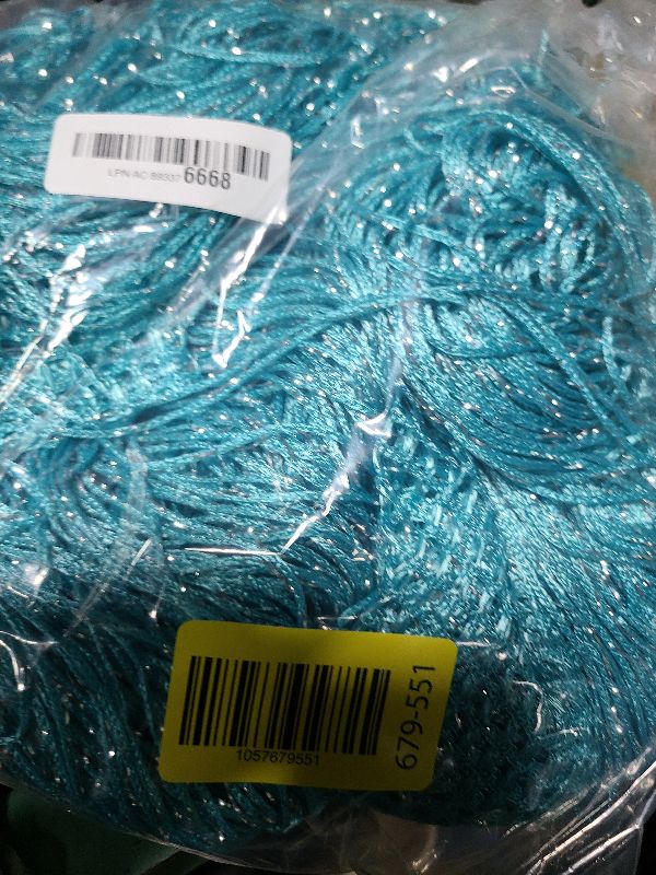 Photo 1 of 4 Pieces Glitter String Curtains Doorway Beads Curtains, 39 x 79 Inch Hanging Fringe Hippie Room Divider Door String Curtain Boho Doors Tassel for Doorways, Windows, Closet, Privacy Decor (Lake Blue)